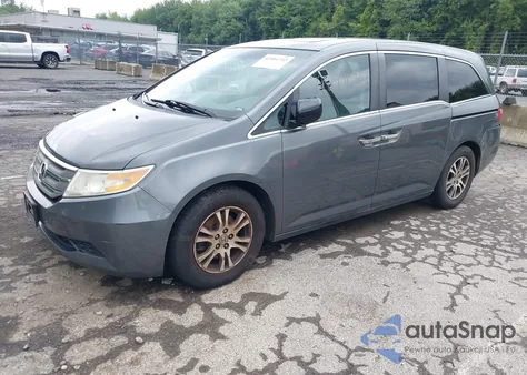 2011 Honda Odyssey Ex-L from USA, damaged, VIN 5FNRL5H62BB071421
